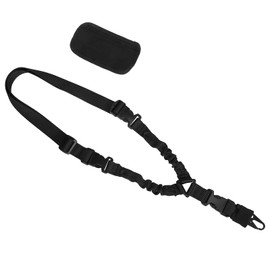 MoKo Durable Sling with Shoulder Pads, Adjustable Flexible Quick Release One Point Strap, Universal Padded Sling Strap Belt for Outdoor Sports Backpack Camera, Black