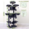 Globlazer Big Cat Tower for Indoor Cats, 80inch Cat Tower