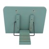 Book Stand Adjustable Angle Foldable Small Desk Bookrest with Page