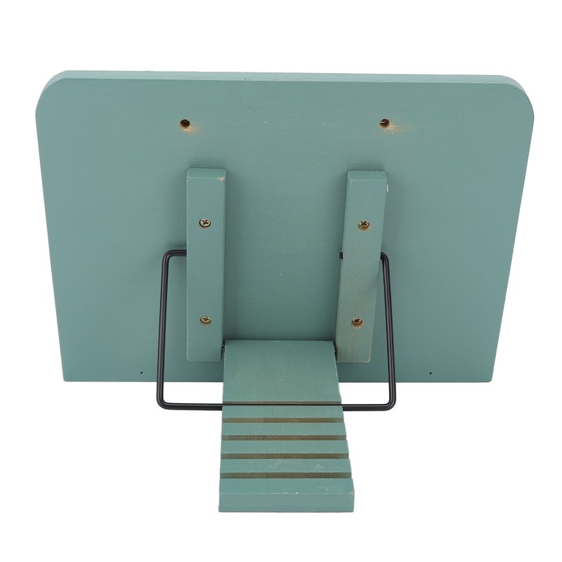 Book Stand Adjustable Angle Foldable Small Desk Bookrest with Page