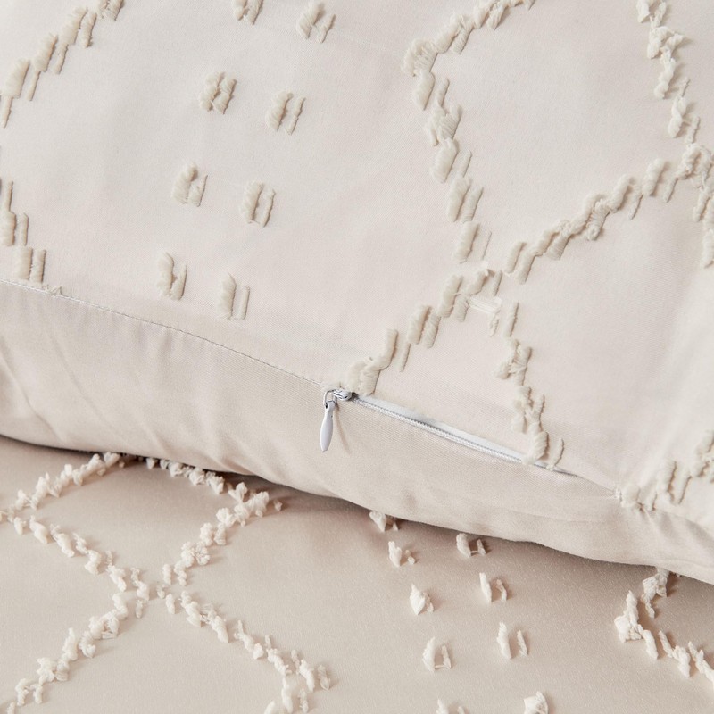 YASMENG Boho Bed Linen 135 x 200 cm Beige Tufted