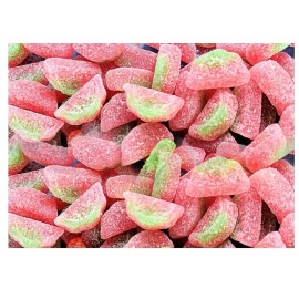York Dist. SOUR Watermelon Gummy Slices Soft & Chewy Candy- BULK CANDY- 1 POUND