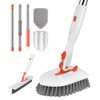 SetSail 4-in-1 Tile Tub Floor Scrubber with 52-inch Adjustable Long