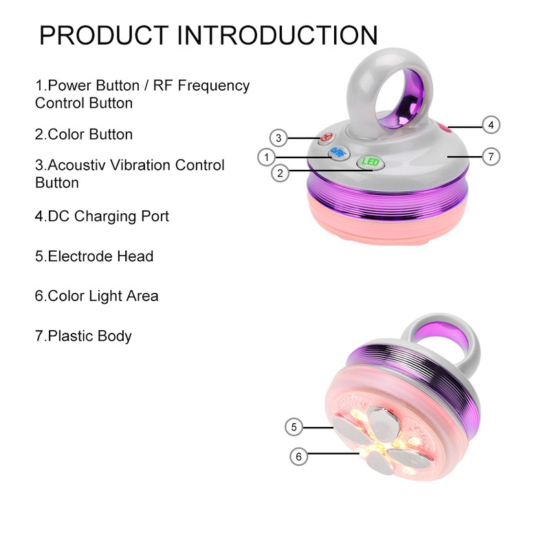 Multifunctional RF + EMS Facial Care Therapy Devices with Rejuvenation
