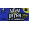Now & Later Original Taffy Chews Candy, Blue Raspberry, 0.91