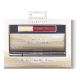 Kara Beauty Set Maquillaje Kara Beauty Sombras + Delineador Dual+ Labial