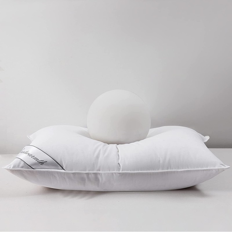 Eastwarmth Goose Down Feather Hotel Collection Bed Pillow for Sleeping,100%