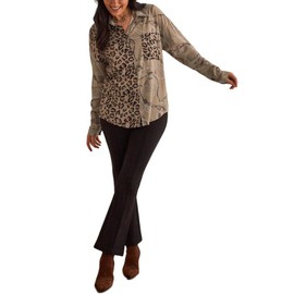 Tribal Women's Ponte Pull-On Ankle Pant, Black