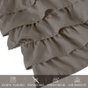Elegant Comfort Leila Collection Multi-Ruffle Bed Skirt, 1500 Thread Count
