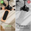 18PCS Ceiling Fan Filters For Blades,Activated Carbon Fan Air Purifier