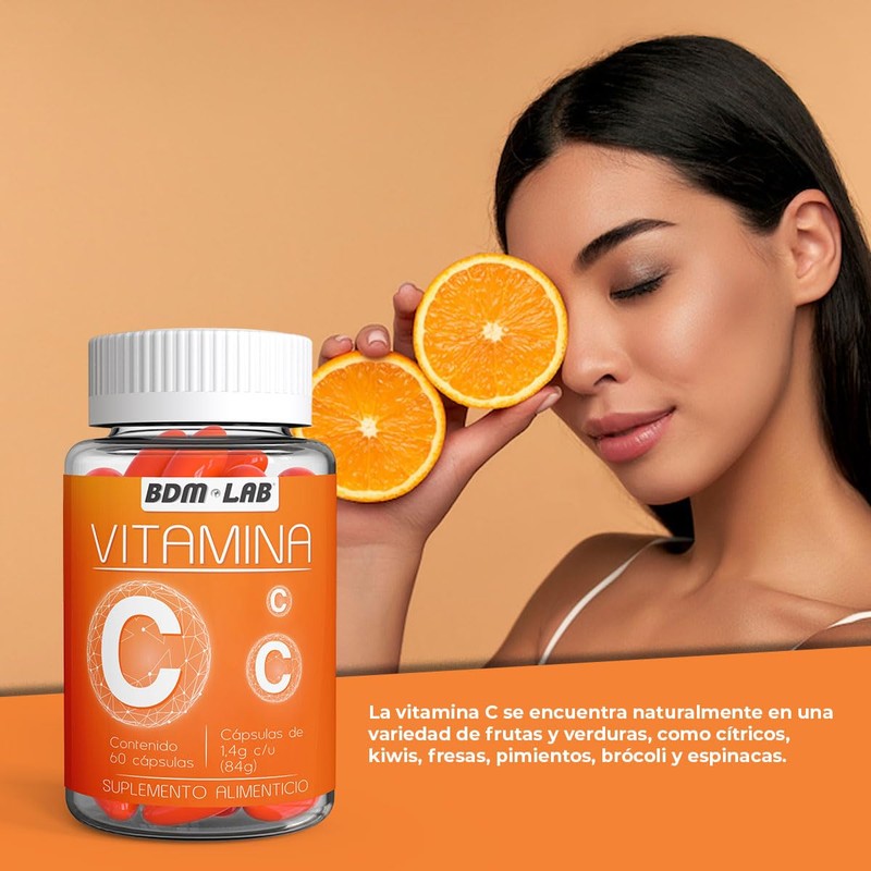BDM LAB | Vitamina C | Suplemento alimenticio | Antioxidante