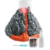 DINOBROS Volcano Toy for Kids 3-5, Mist-spouting Volcano Model with