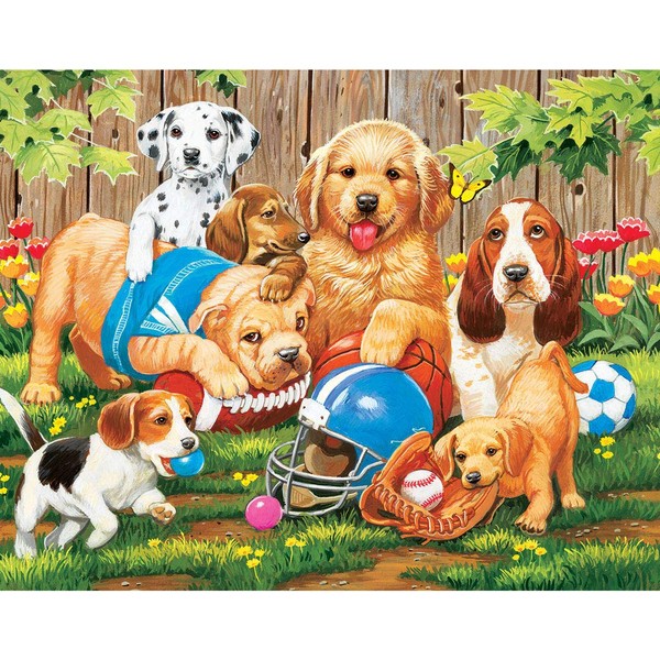 Bits and Pieces - We're Ready Coach 200 Piece Jigsaw Puzzles for Adults - Each Puzzle Measures 15 Inch x 19 Inch - 200 pc Jigsaws by Artist William Vanderdasson