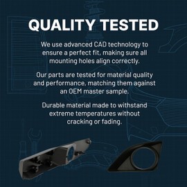 2009-2012 for Ford for Fusion Left Fog Light Trim Driver Side - Primed Finish - FO1038120