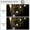 Erzekrim 58 mm Star Filter Pack of 3 Adjustable Cross