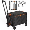 YADUFA Folding Hand Truck Collapsible Crate Set, No Assembly Required