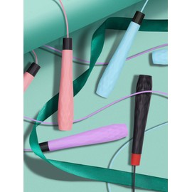 Jump Rope for Kids/Juniors, School Skips, Elementary School Students, Adjustable Length (ABR06J-Pink)