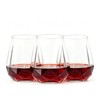 ROIMEE VONT 12oz Plastic Wine Glasses,40 Pack Stemless Clear Plastic