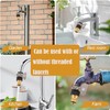 Uni-Fine 2 Pairs Garden Hose Quick Connector Brass Quick Hose