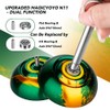 MAGICYOYO N11 Professional Unresponsive Yoyo, Metal Dual Purpose Jojo for