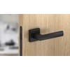 Sellon24 Door Handle Black BB WC PZ Design Door Handle