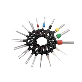 Connector Pin Removal Car Terminal Removal Key Tool Wiring Terminal Removal Puller Repair Removal Tool Car Pin Extractor Electrical Distribution 21 Types Wire Harness Coupler Connector Wire Wire