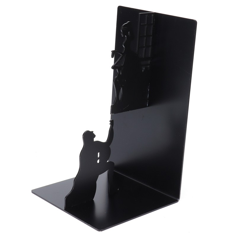Wrought Iron Figure Book Stand Readers Book Stand Bookshelf Ornaments