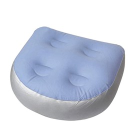 Dewocke Inflatable Booster Seat, Comfort Spa Seat Cushion, with 4 Suction Cups, Inflatable Massage Mat, Back Pad, Inflatable Hot Tub Seat, Hot Tub Booster Seat, for Spa and Pools