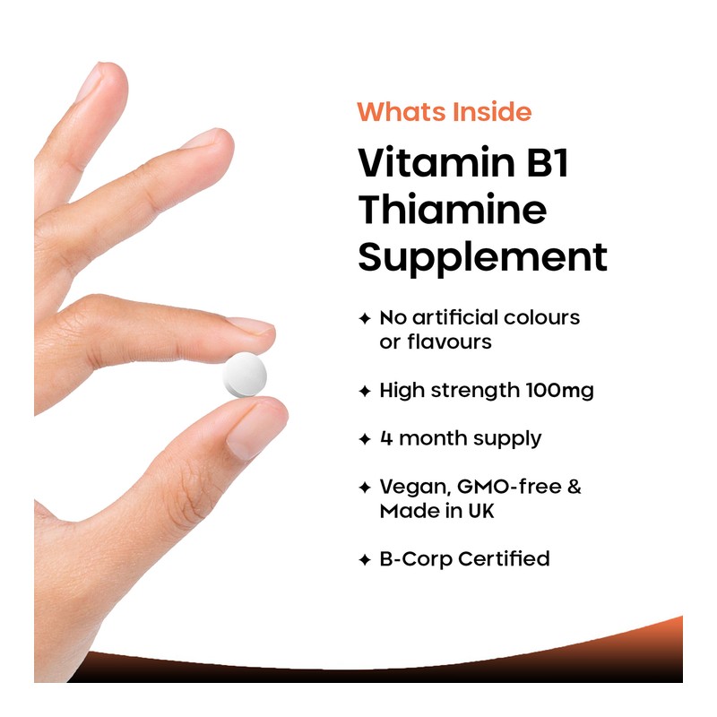New Leaf Products Vitamin B1 Thiamine Tablets