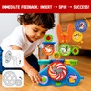 ROHSCE Animal Themed Motorized Gear Toys for Toddlers, STEM Spinning