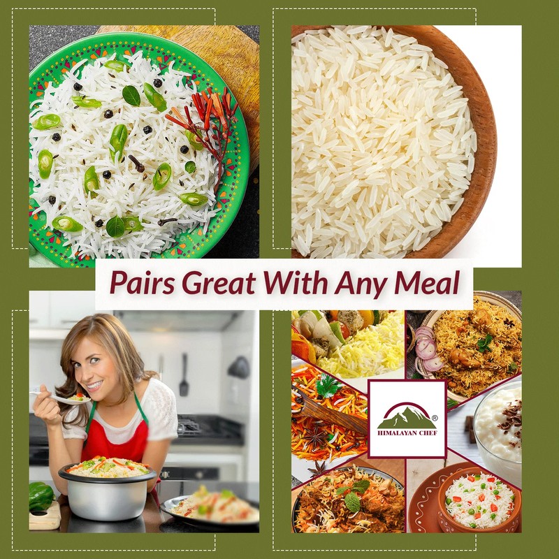 Himalayan Chef - Himalayan Parboiled Basmati Rice, Healthy & Extra