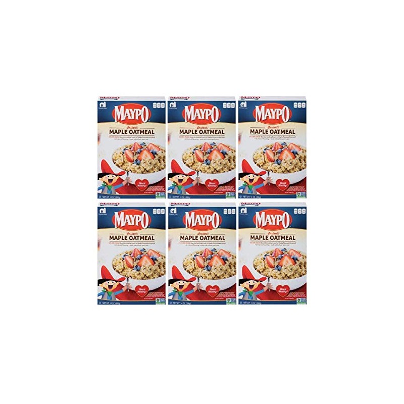 Maypo Oatmeal Inst Maple, 14 OZ (Pack of 6)