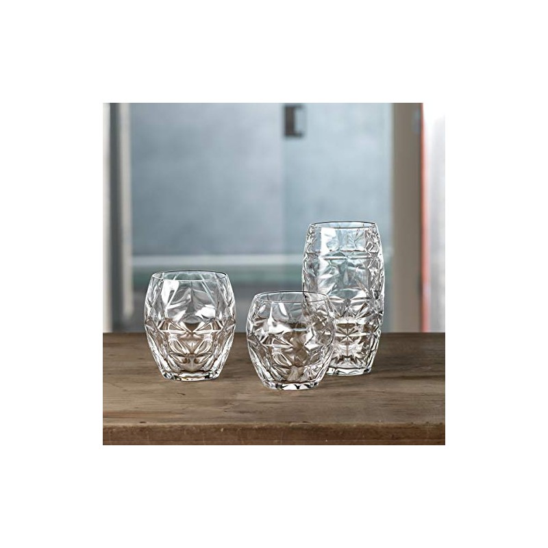 Bormioli Rocco Oriente Cooler Glass, Set of 6, 16 oz,