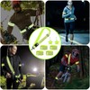 NICKLIN Reflective Strips Adjustable,7Pcs High Visibility Reflective Gear Set,Reflector Belts