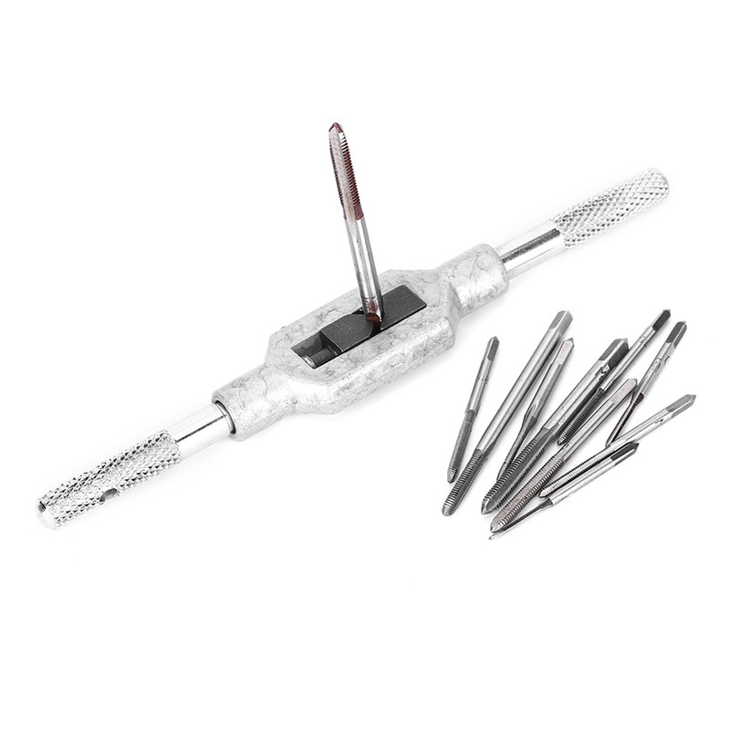 11PCs Mini Screw Tap Set Tapping Tool Screw Machine Accessory