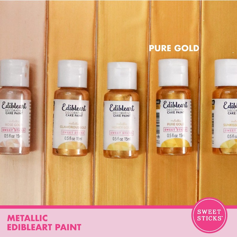 Sweet Sticks Edible Art Decorative Cake Paint 0.5 Ounce (15