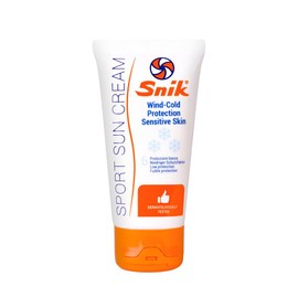 Snik SPORT SUN CREAM Wind Cold Protection Sensitive Skin | Sonnencreme für Gesicht und Hände mit Kälte- und Windschutz | LSF 6, niedriger Schutz | UVA + UVB, Biologisch | Tube 50 ml