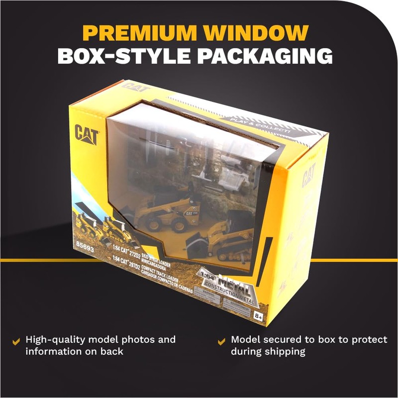 Diecast Masters 1:64 Cat 272D2 - Cargadora de orugas compacta