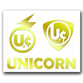 Impervious Sticker S "Unicorn" Gold 043G