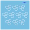 FOCMKEAS 30 PCS Silicone O-Rings, 27mm OD 24mm ID 1.5mm