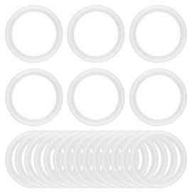 RIXIGOOD 20PCS 2.5 Inch Tri Clamp Silicone Gasket for 2.5" Sanitary Tri-Clamp Fittings O-Ring TC Seal Gaskets