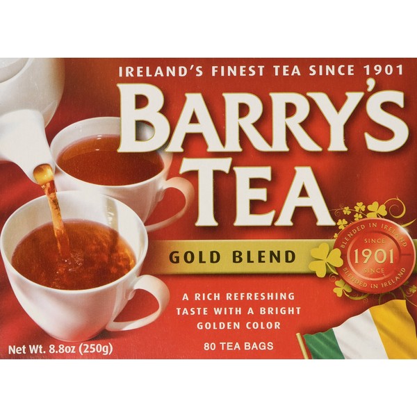 Barry's Tea Gold Blend, 80 Count (Pack of 2)