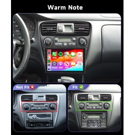 8Core 4G 64G Car Stereo Radio for Honda Accord 1998-2003 with 9 inch 1280x720P Touchscreen/BT 5.0/WiFi/Wireless Carplay/Android Auto/Mirror Link/DSP 46EQ/59UIs/SWC/AHD Backup Camera MIC