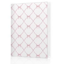 HUKINE Coquette Pink Bow Photo Album 4x6, Aesthetic Preppy Girly Small Photo Album Memory Book Keepsake with 18 Pockets Hold 36 Pictures for Family Baby Graduation Wedding Anniversary Travel Vacation