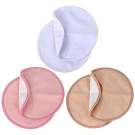 6 Pcs Castor Oil Packs, Leak-Proof Organic Castor Oil Wraps for Breast, Reusable Breast Pads, Breast Nursing Pads, Soft Cotton Surface, Comfortable and Portable, Ideal for Various Occasions