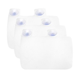 Kitchen Sink Splash Guard, 3pack Kitchen Water Splash Guard with Suction Cups Sink Splatter Screen Water Baffle(Clear)