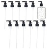 BENECREAT 12 Packs Plastic Replacement Pumps, 24-410 THREAD/NECK Locking Black