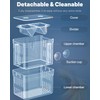Pawfly Aquarium Fish Breeding Box Transparent Plastic Breeder Box for