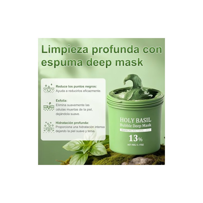 Mascarilla de Arcilla Burbujeante Bubble Clay Mask, Deep Cleansing Pore