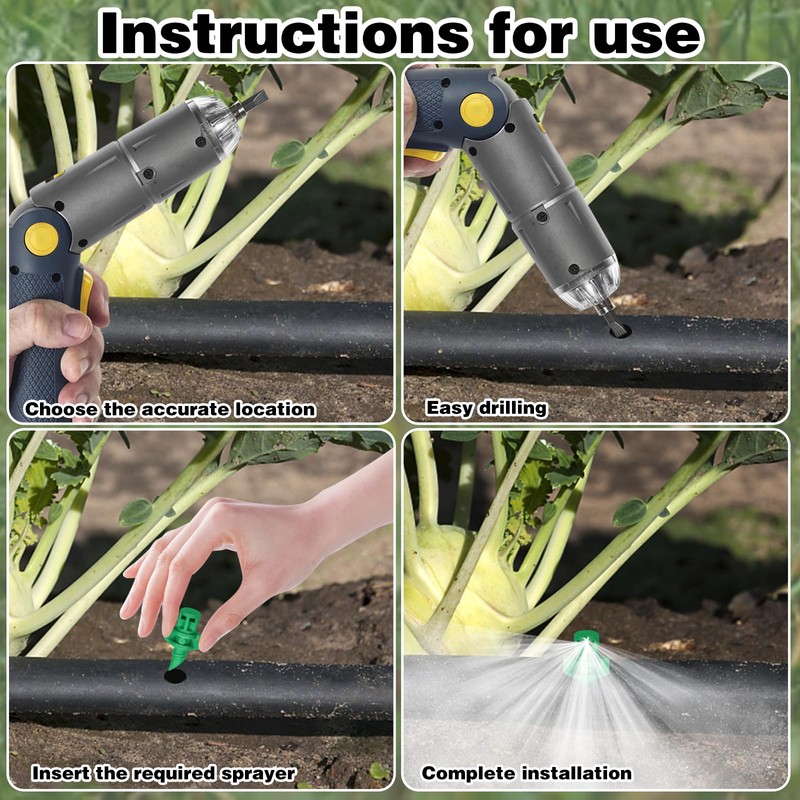 150Pcs Drip Irrigation Emitters, Micro Sprinkler Heads Misting Sprinkler Refraction